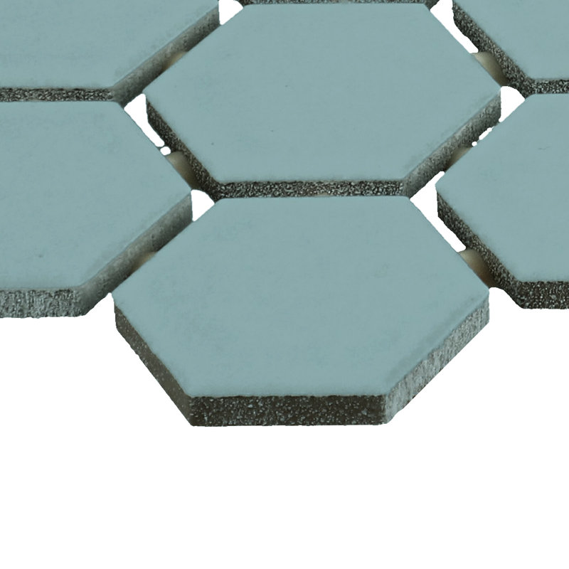 Carreau de mosaïque hexagonal en céramique 1-1 / 2 x 1-1 / 2 Itona (12 pièces par carton) (9,72 pieds carrés par carton)