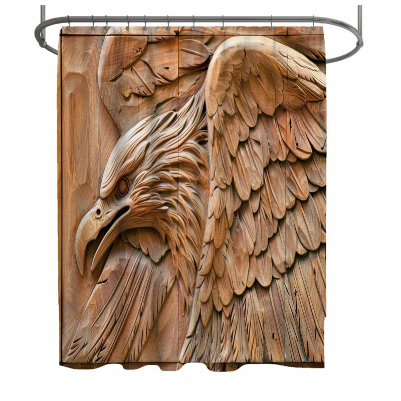 Aretzy Shower Curtain, 83" H x 70" W