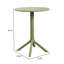 Table bistro d'extérieur en plastique avec base étoile-124590992