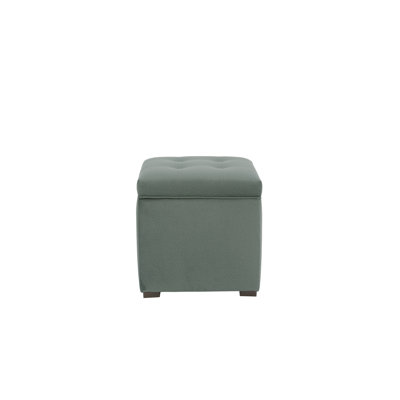 Tami Button Tufted Storage Ottoman