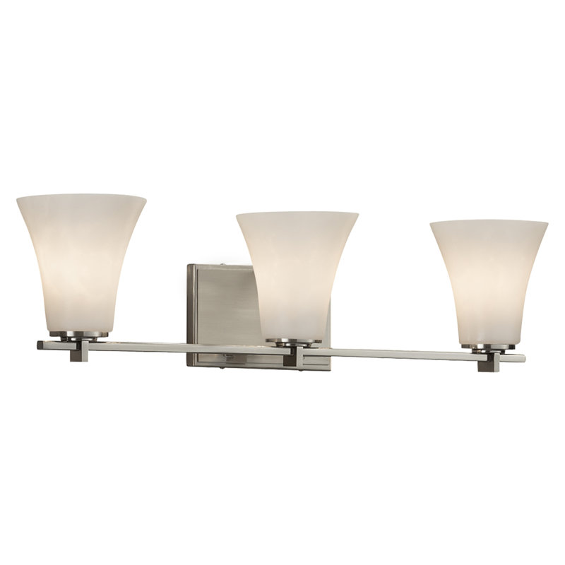 Arkham 3 - Light Dimmable LED Bath Bar, Brushed Nickel