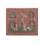 Hand-Knotted High-Quality Rose and Green Area Rug