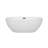 Juno 63'' x 32'' Soaking Acrylic Bathtub-50480663