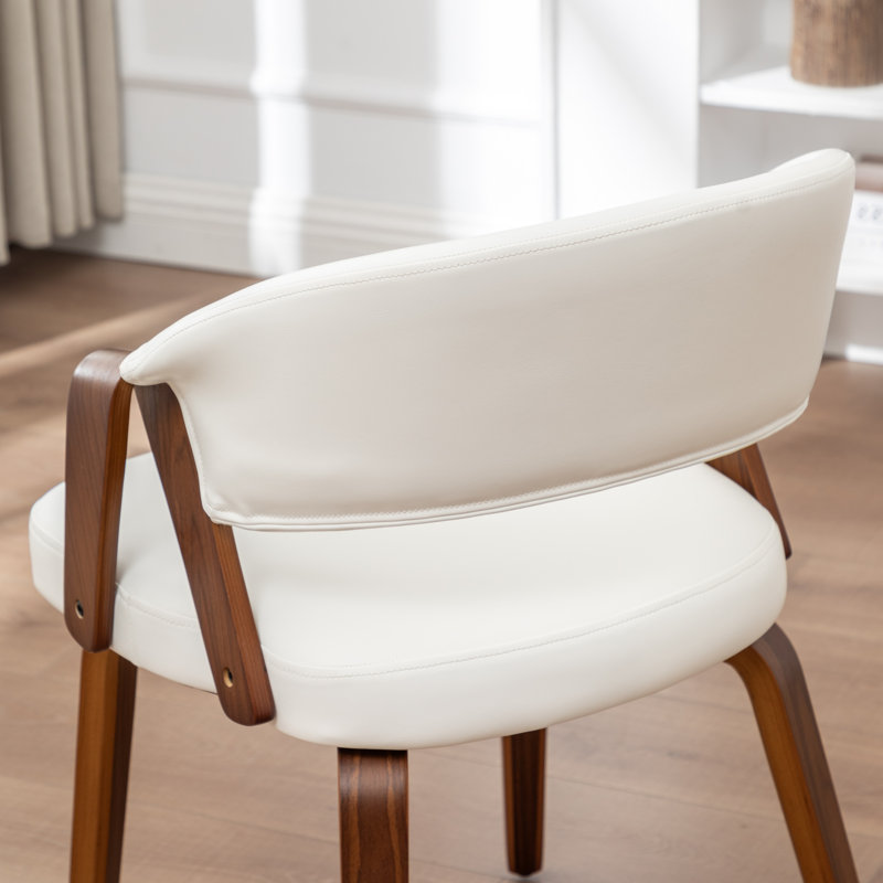 Chaise rembourrée Ayala, White