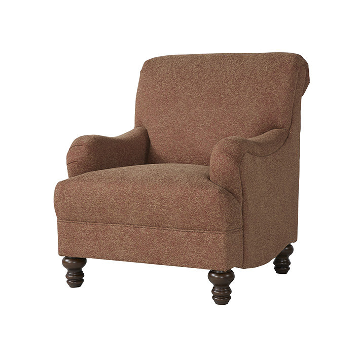 Tylor Upholstered Armchair, Sonic Auburn 100% Polyester