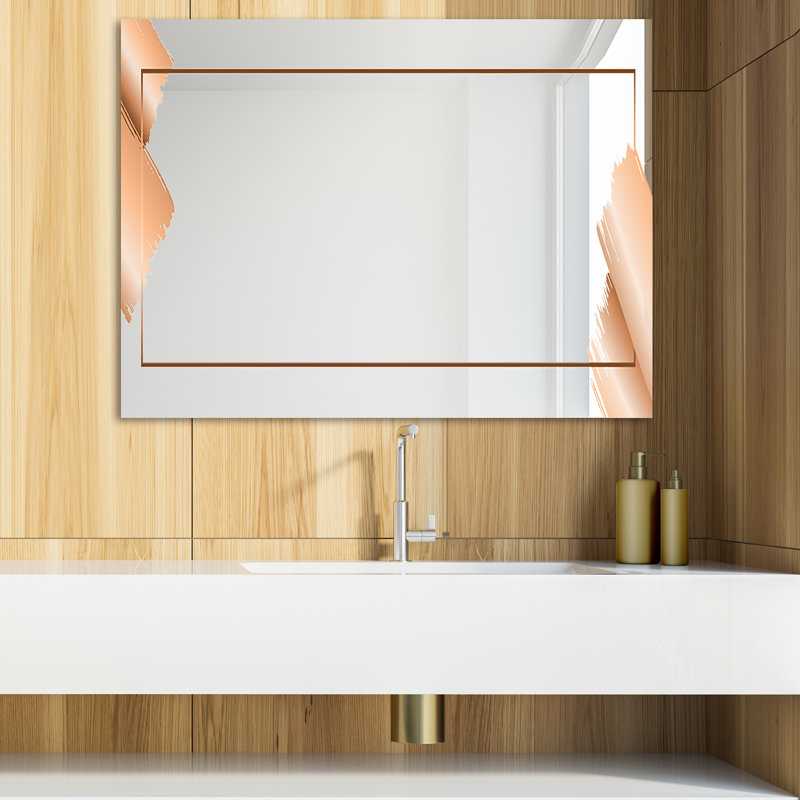 Modern & Contemporary Vanity Mirror, 29.5" H x 39.4" W, Minimal 
