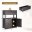 Armoire de rangement multifonctionnelle 3 tiroirs et 1 porte-231176520