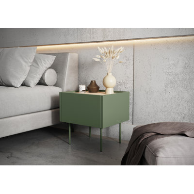 Cartegena 45cm W Laminate Bedside Table