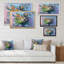 Nature morte pleine Marguerite Bouquet - reproduction de cadre flottant sur toile-908072732-908072723