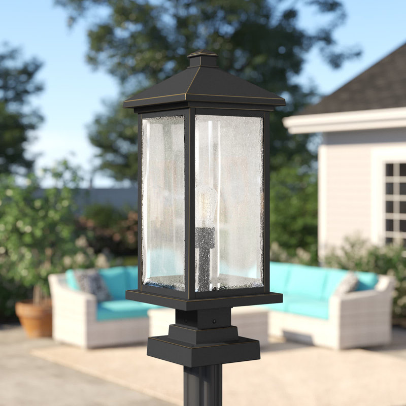 Luminaire suspendu à 1 lumière Lovette, Bronze huilé