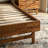 King Premium Solid Wood Platform Bed Frame Caramel Finish with Sculpted Spearhead Headboard – Mid-Century Modern Style, 800lbs Capacity, All Mattress Support, No Box Spring Needed-112609344-112609346