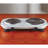 Brentwood 1500w Double Electric Burner, Portable White Countertop Hot Plate With Adjustable Heat, Even Heating & Easy To Clean Surface-16568417