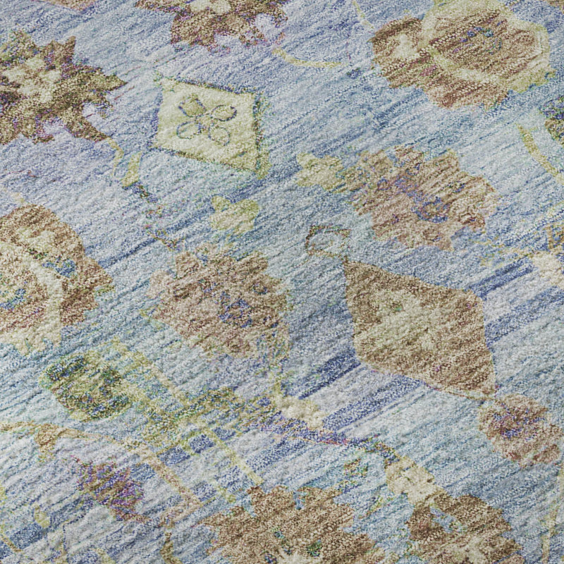 Premium Machine Washable Maag AMF1772 Global Rug, Rectangle 1'8" x 2'6"