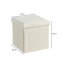 Peider 38cm Square Corduroy Fabric Storage Ottoman-927809111