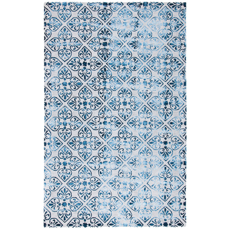 Oakton Hand Tufted Wool Floral Rug