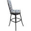Tabouret d'extérieur 34 po avec coussin Masiyah-751763074-787907632