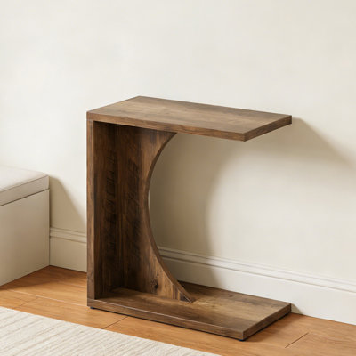 C-Shaped End Table