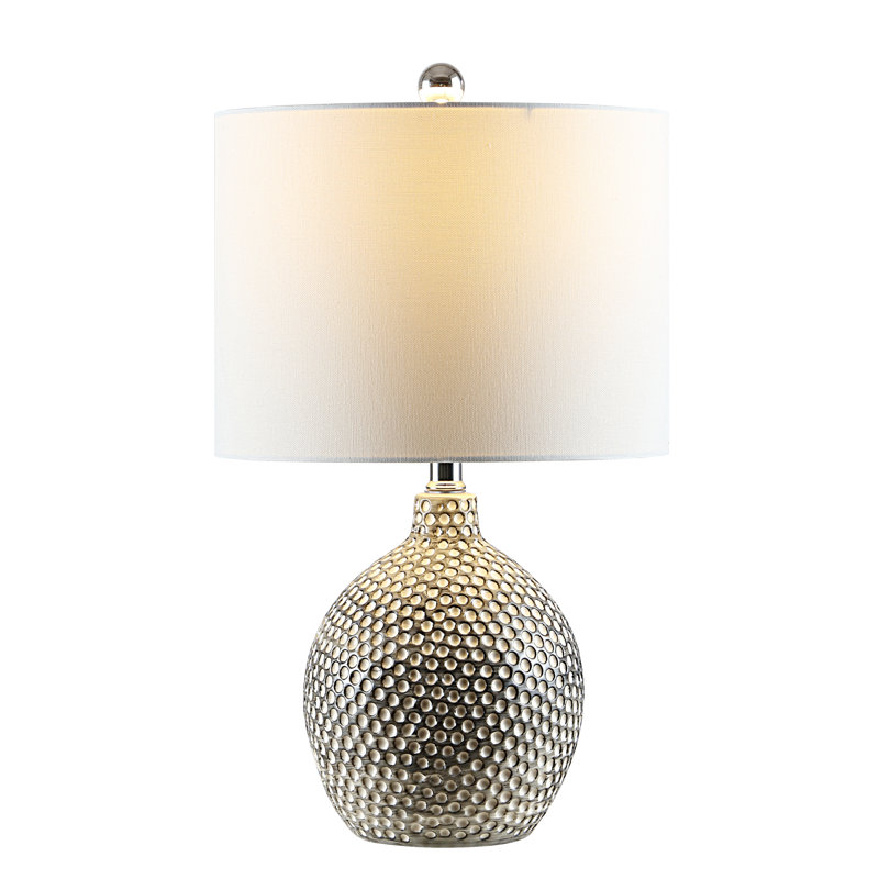 Lampe standard argentée 19 "Orsa Avalene