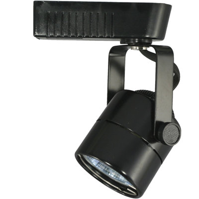 Luminaire sur rail basse tension Cal Lighting MR16, 50 W maximum, réglable, noir