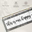 «Family and Home Typographie This Is Our Happy Place Typographie», reproduction sur toile-92517738