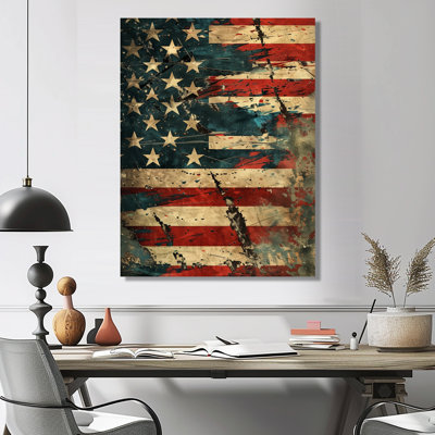 Liberté, drapeau des États-Unis - drapeau, art mural, salon