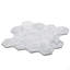 10.25" x 10.25" Marble Mosaic Wall Tile