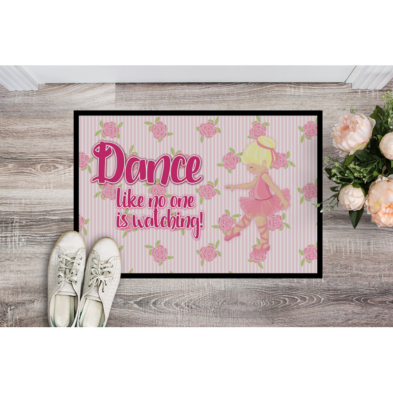 Tapis d'entrée antidérapant 27 po x 18 po Dance, Blond, L 18 po x l 27 po