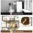 75''H X 31.5''W 2 PCS 6 Tier S-Shaped Bookshelf Storage Display Bookcase Decor Z-Shelf-456736785