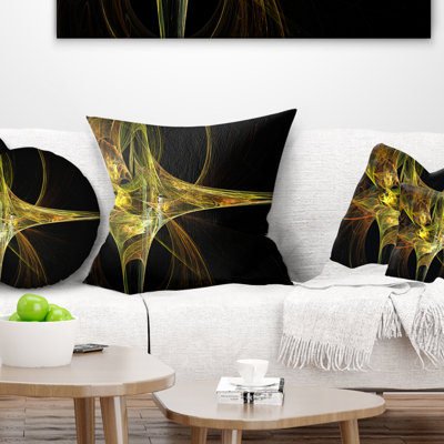 Grande œuvre fractale - coussin imprimé abstrait
