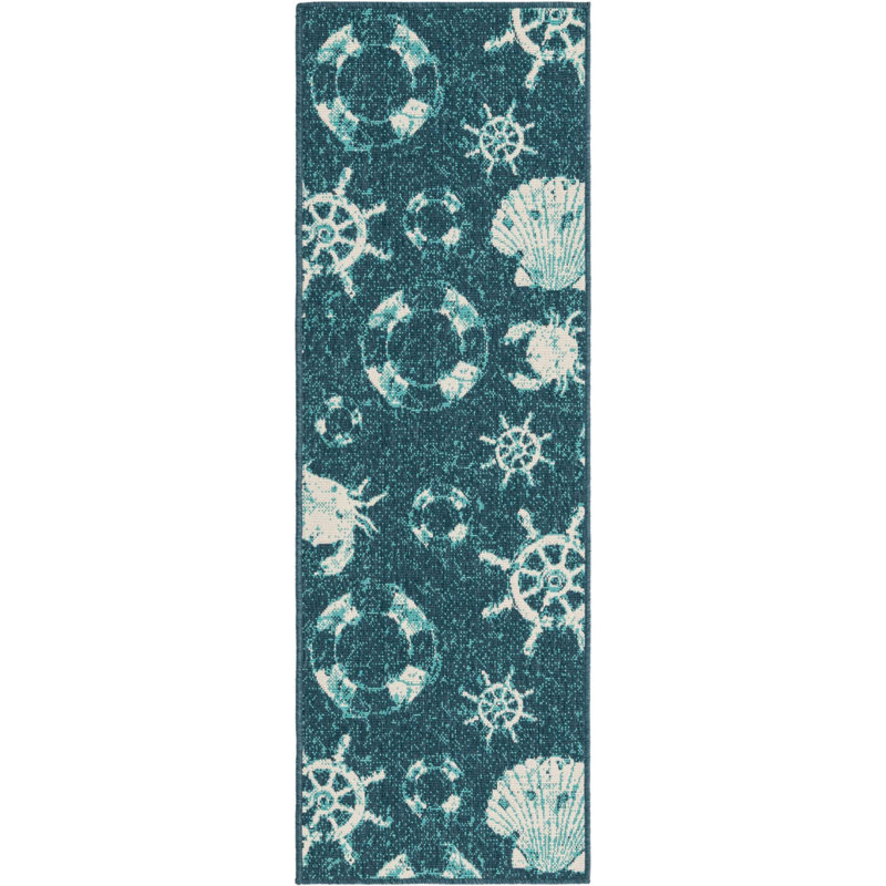 Caladoc Indoor / Outdoor Rug, Runner 2' x 6'1"