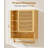 Bamboo Bathroom Cabinet Wall With Towels Bar-543845304
