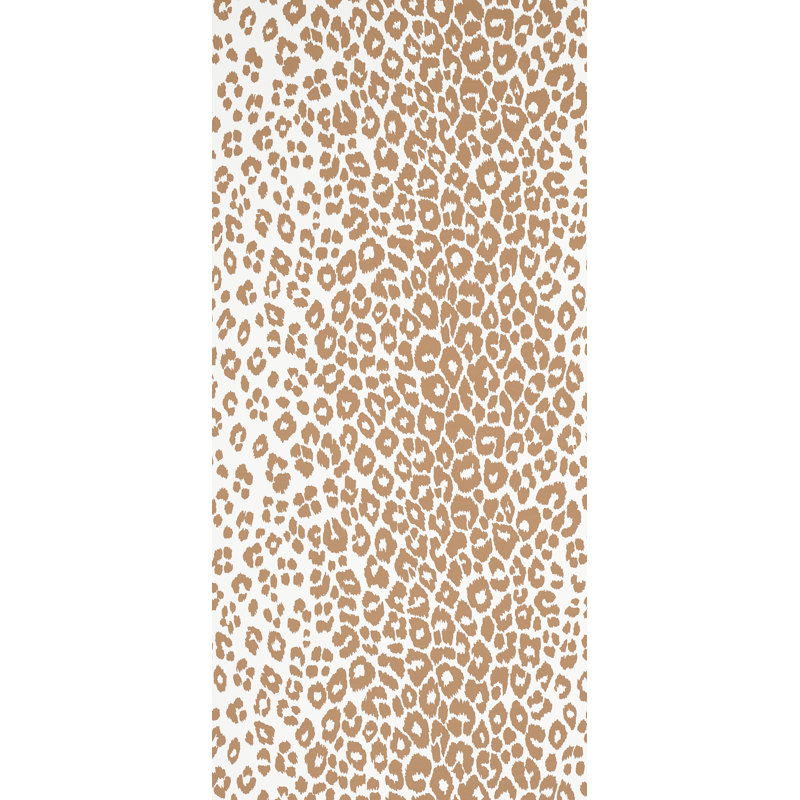 Papier peint emblématique léopard, Chameau