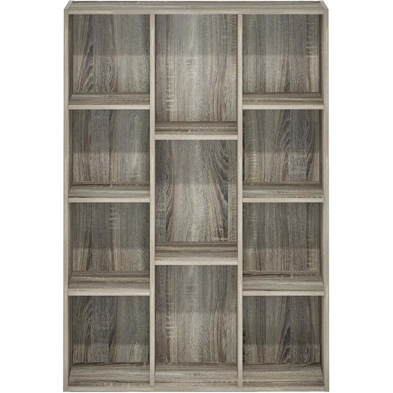 11-Cube Reversible Open Shelf Bookcase,