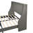 Bowdoin Modern Linen Upholstered Wingback Platform Bed with Wooden Slats-47617072-47617079