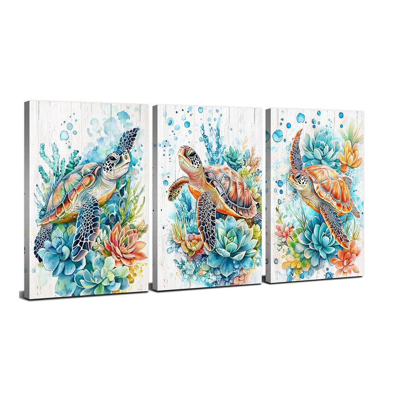 3 Piece Wrapped Canvas Print