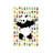 Panda with Guns Bright Dots - Painting Print on Canvas-45524717-45524716