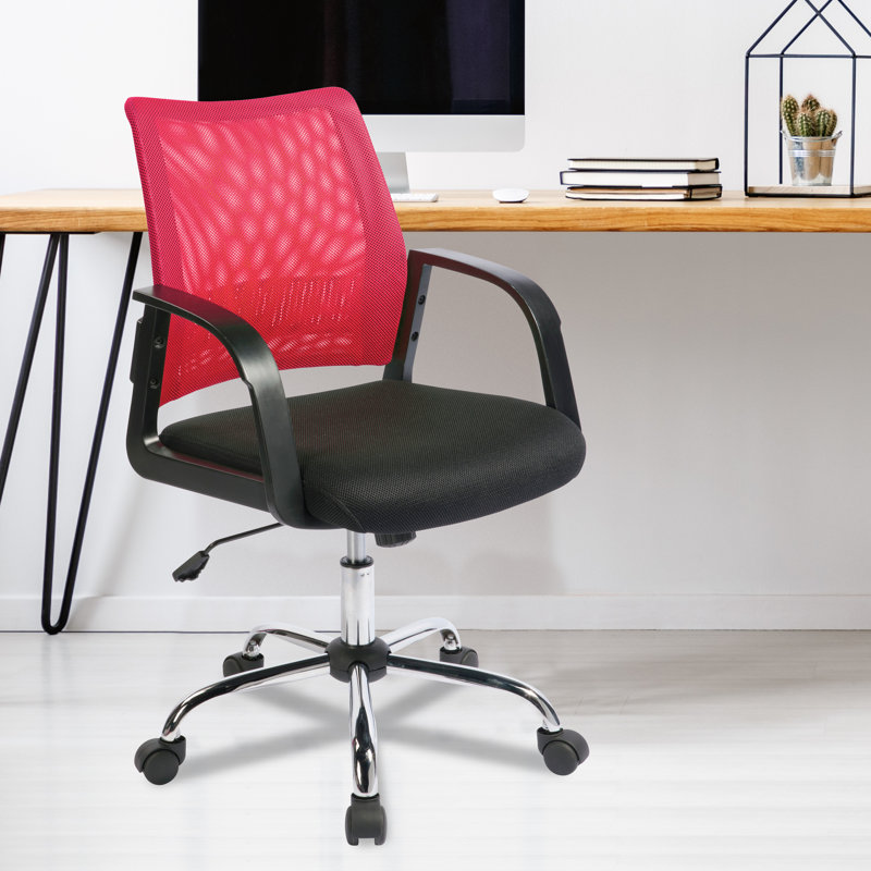Fabrc Office Chair, Raspberry
