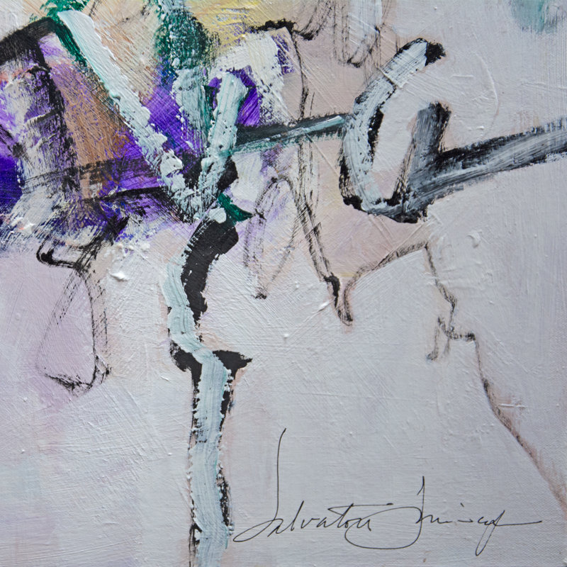 One of a Kind Original Untitled II by Salvatore Principe - Wrapped Canvas Painting