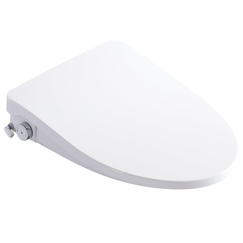 Adjustable Heated Smart Bidet Toilet Seat With Side Knob, Night , And Automatic Nozzle Cleaning - Post Cleaning, Female Massage Functions, Precise Position Adjustment Via Remote, Intelligent