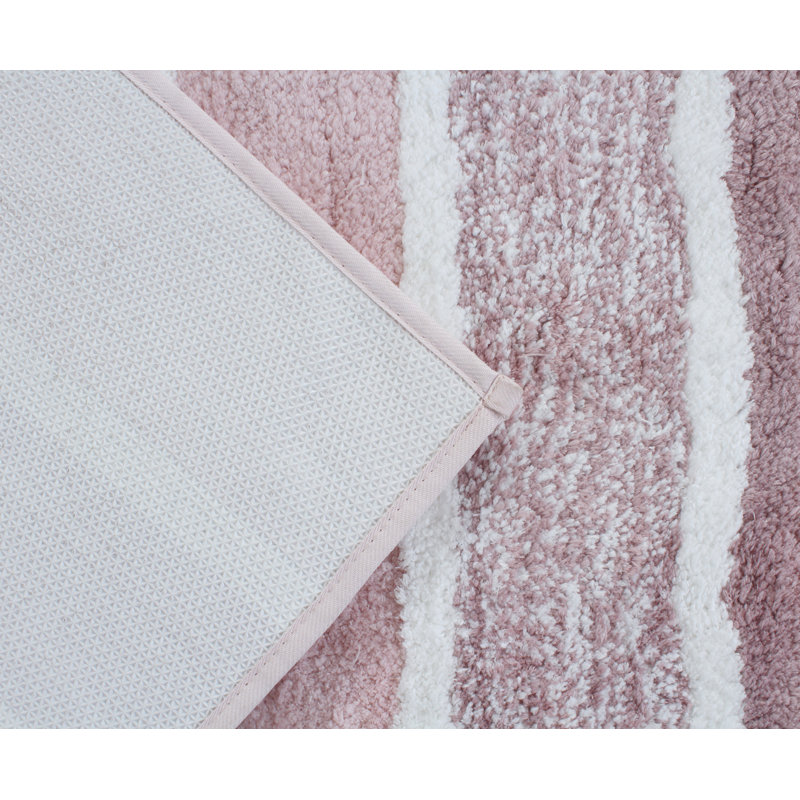 Tapis pour salle de bain micro-touffeté Sherrington - 24 po x 40 po, Violet