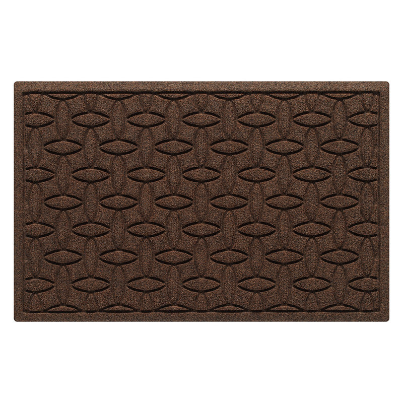 Paillasson intérieur 23 po x 35 po WaterHog® Elipse, Marron foncé, Rectangle 1 pi 11 po x 2 pi 11 po