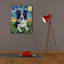 «Border Collie Starry Night» par Rich Monet, art mural sur toile, 26 po x 34 po-1664597245