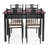 Gracielle 4 - Person Four Leg Dining Set