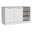 Kitchen Island, Three Open Shelves, Two Cabinets-973836121-973836120