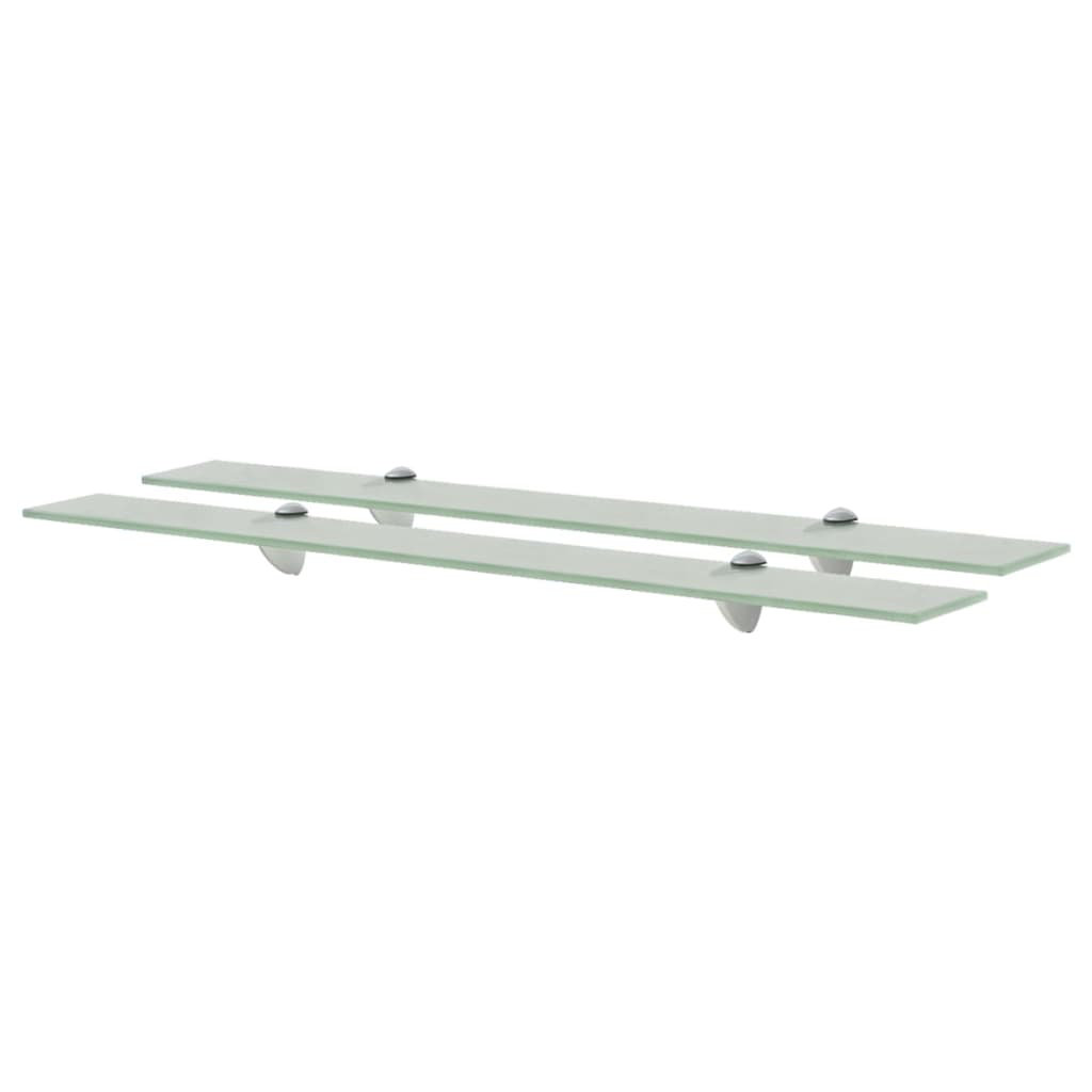 2 Piece Glass Floating Shelf