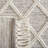 Sahuarita Hand Loomed Wool/Cotton Southwestern Rug in Ivory/Black-1129448431