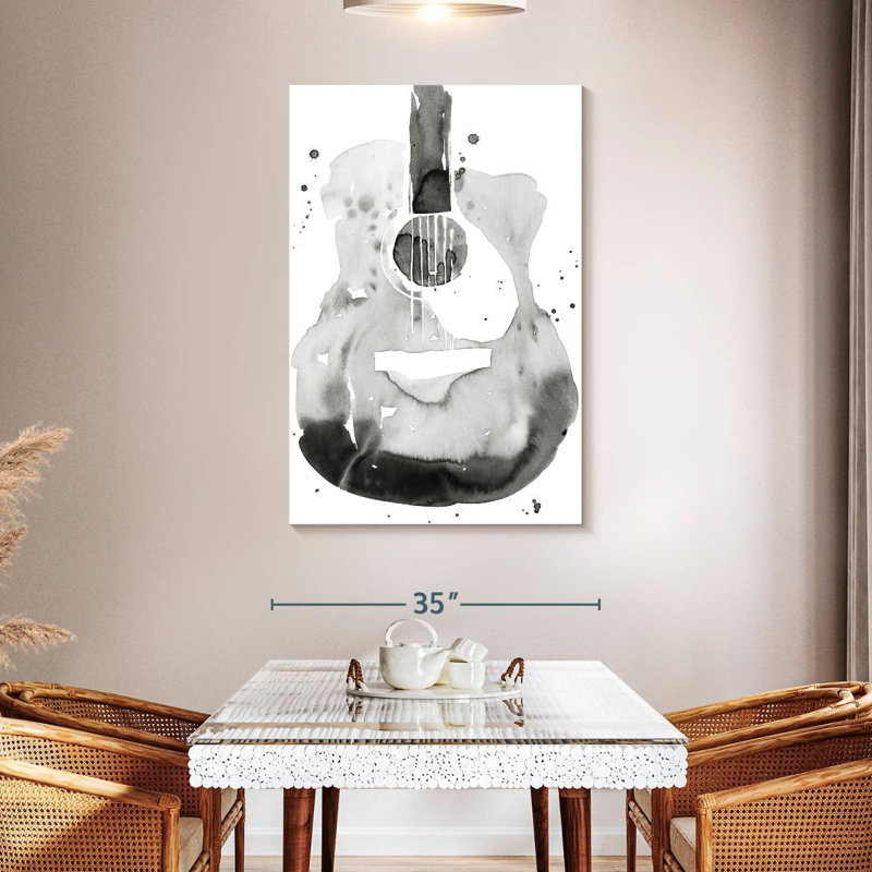 Abarca Guitar Flow II, 48" H x 32" W