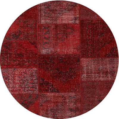 Tapis de zone rouge contemporaine