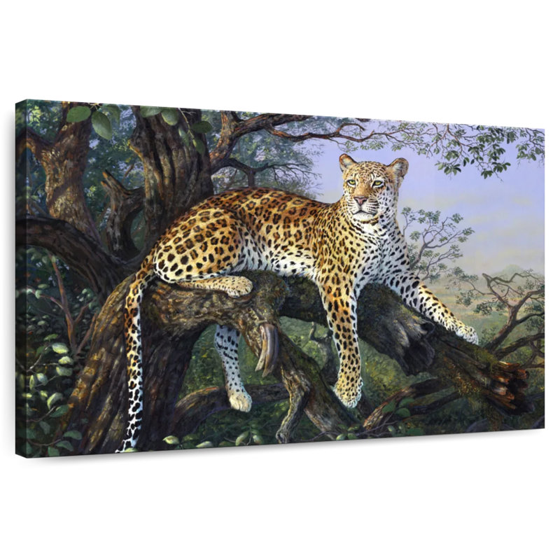 Brampt Leopard's Domain, 16" H x 24" W