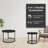 Vintage Round Coffee Table Set